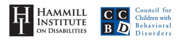 logos for The Hammill Institute on Disabilities and SAGE and CCBD